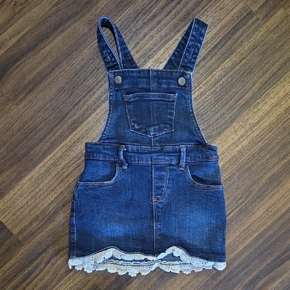 Old Navy 2T Denim Jean Overall Skirt